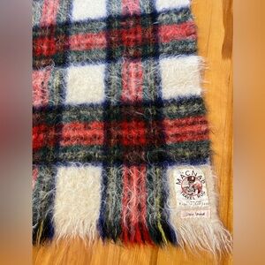 Vintage The Macnab Travel Rug or heavy scarf/wrap made in Scotland wool plaid
